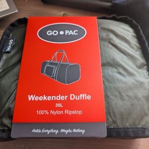 Green Weekender Duffle Bag